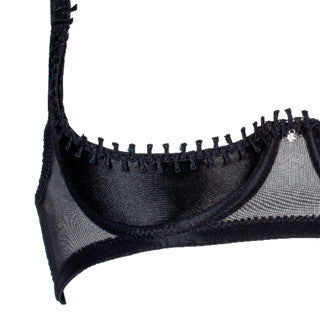 Diamor Otevřená podprsenka černá