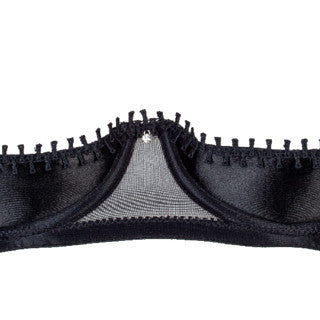 Diamor Otevřená podprsenka černá Deteil 1