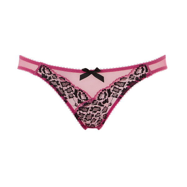 REYA - kalhotky - růžová/leopard