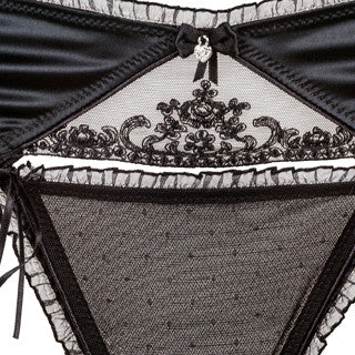 Escora string kalhotky Faye černé  - svatební kolekce Datei 1