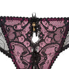 Raissa String ouvert kalhotky - black/pink A1