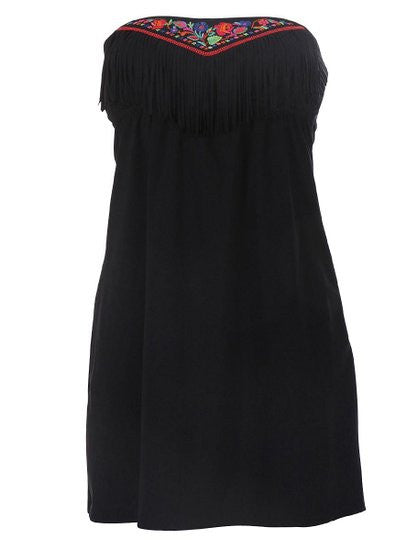 Blarney Bodega plážové šaty - černé