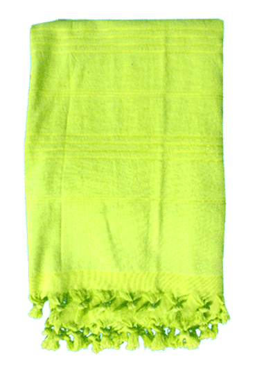 Beach towel - Hammam - plážový ručník - bavlna - Vert Anis