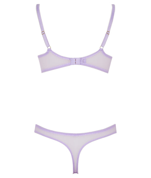L'Agent by Agent Provocateur Felicitia string tanga - Lilac/Fuchsia