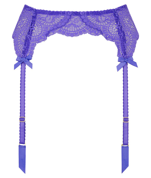 Vanesa krajkový podvazkový pás - violetová orchidej
